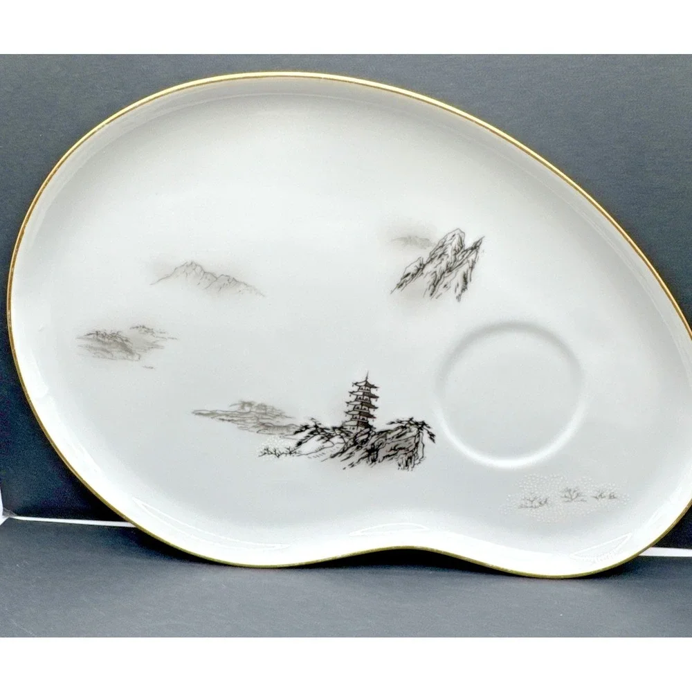 Fukagawa Arita Porcelain‎ Coffee Cup/Tea Cup Plates In Pattern #903